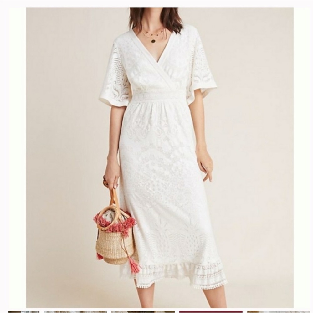 Farm Rio for Anthropologie Devore Dress (L) - Picture 3 of 8